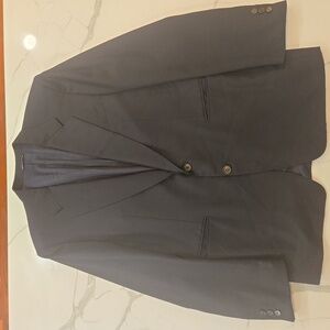 Canali Loro Piana Super 100s Slim Fit Mens Black Blazer VTG Size 40R